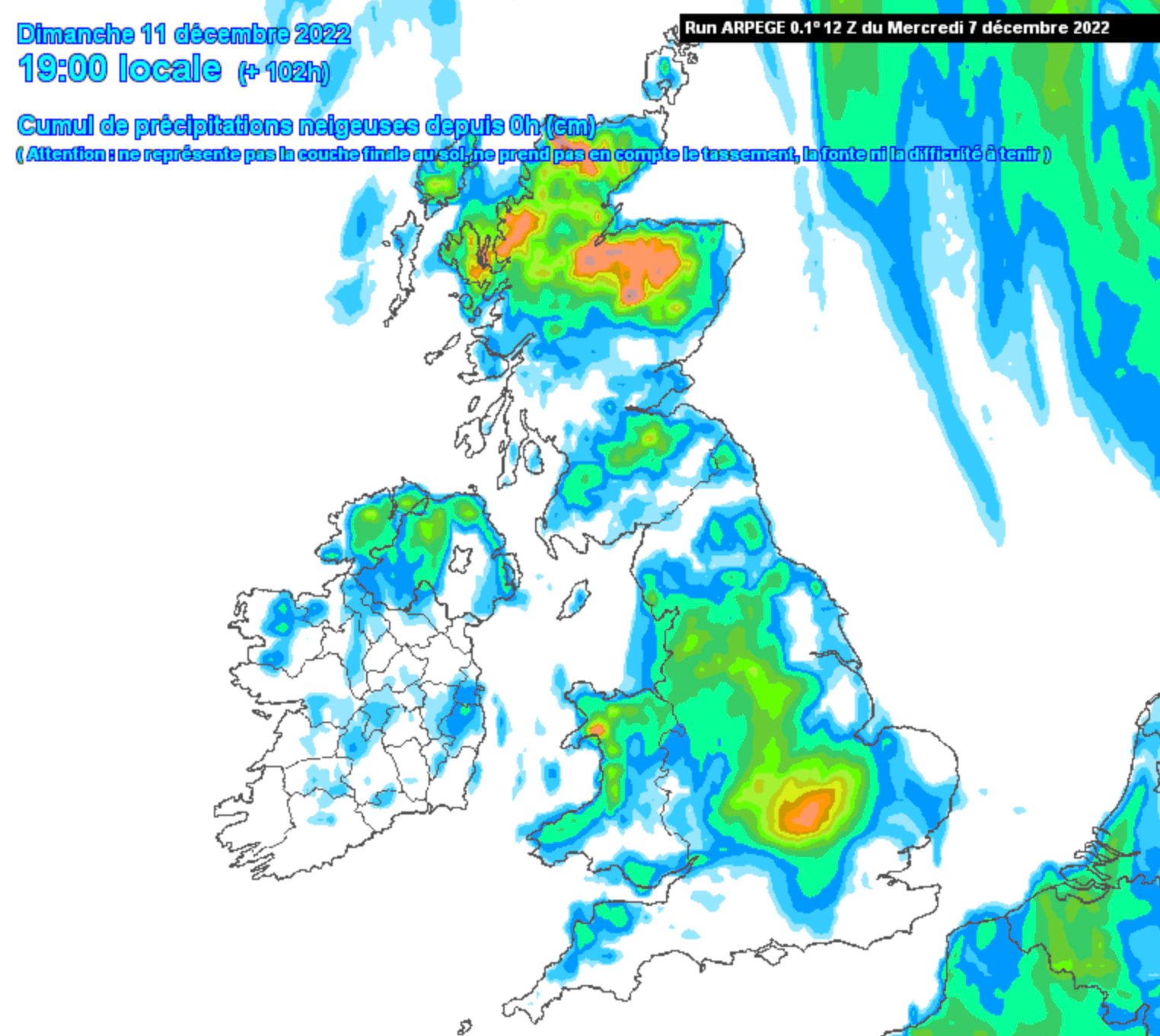 Snow warning UK: Much of Britain could be blanketed in heavy snow next week