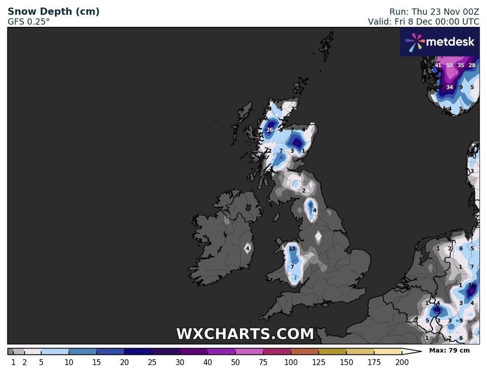 Snow will continue to pose wintery problems until December 8