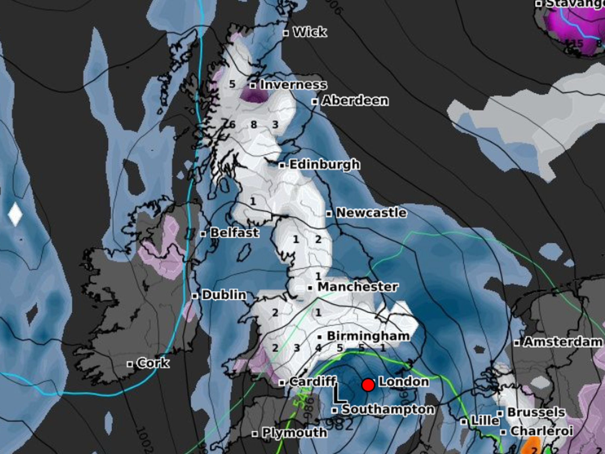UK snow forecast: Heavy snowfall NEXT WEEK with whole of Britain blanketed in white for TWO WEEKS...