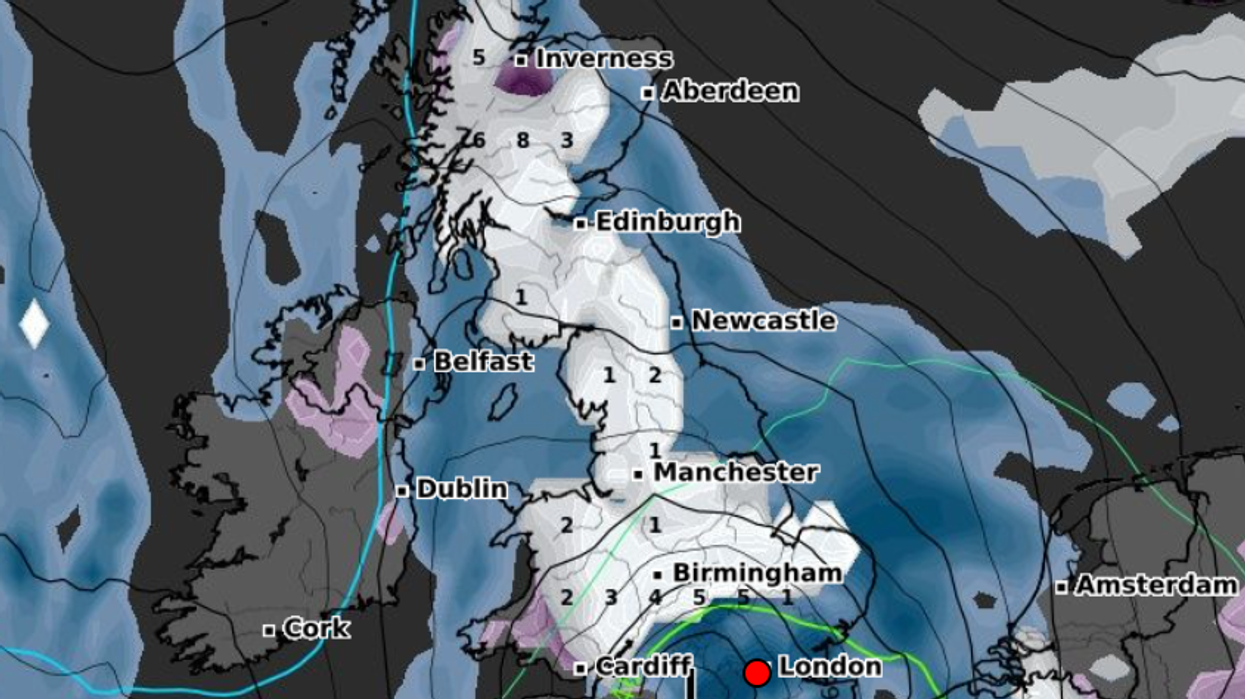 UK snow forecast: Heavy snowfall NEXT WEEK with whole of Britain blanketed in white for TWO WEEKS - shock weather map