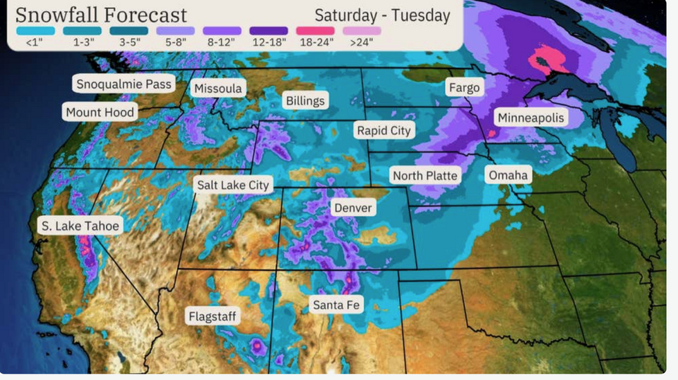 Snowfall forecast