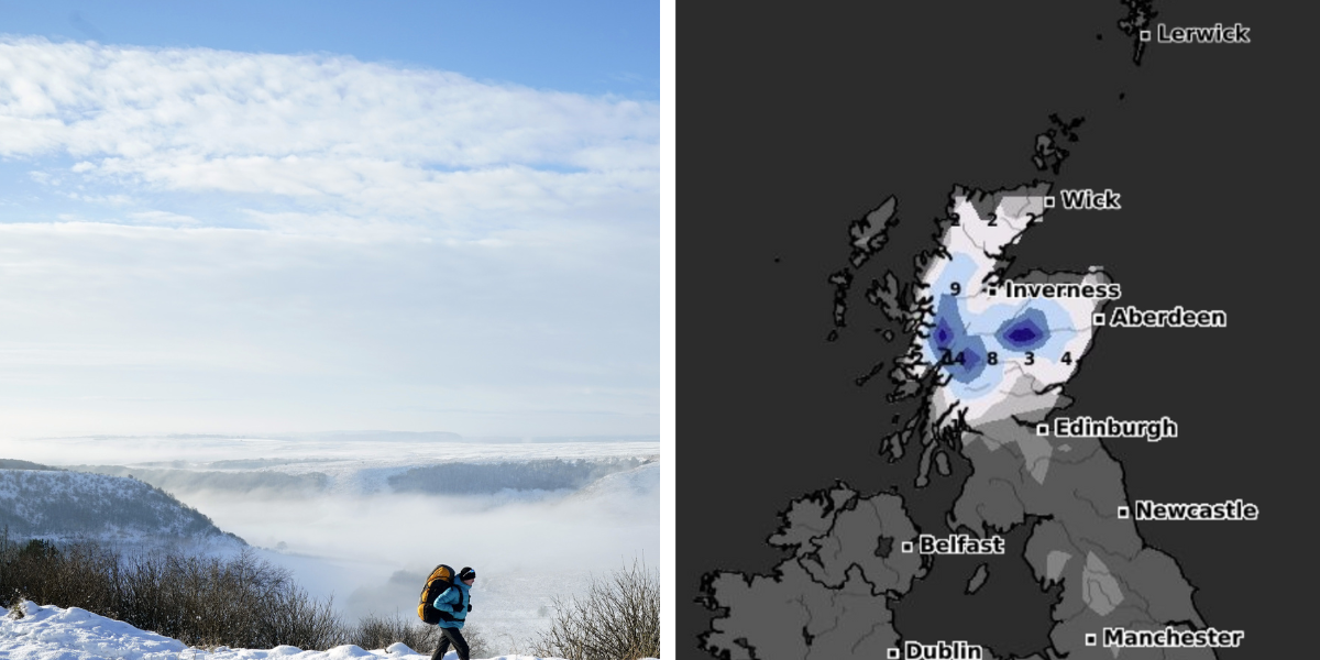 NextImg:UK snow: Met Office warns cold snap to bring ice as maps show -6C and 14cm of snow