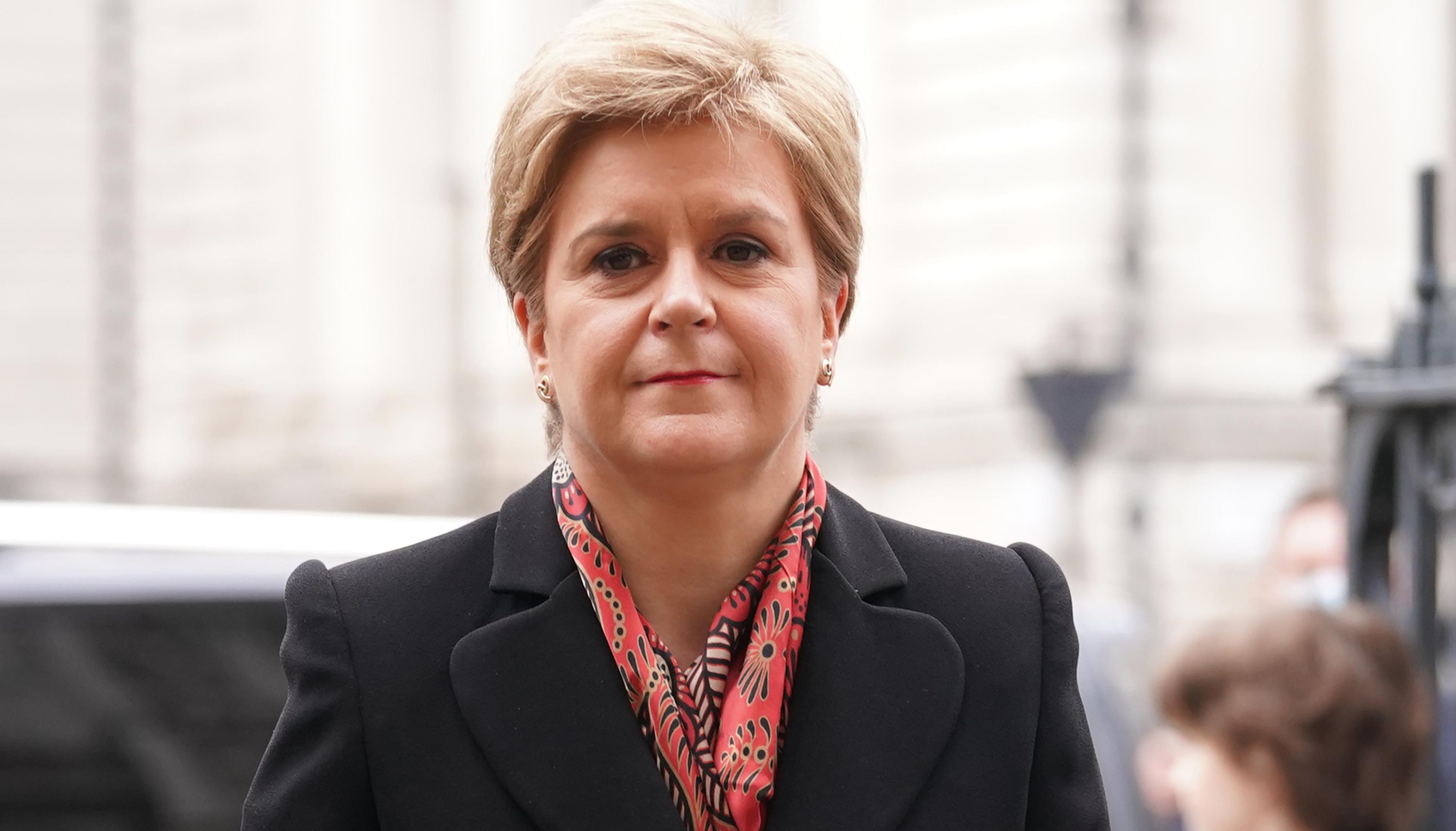 SNP leader Nicola Sturgeon arriving for a Service of Thanksgiving for the life of the Duke of Edinburgh, at Westminster Abbey in London. Picture date: Tuesday March 29, 2022.