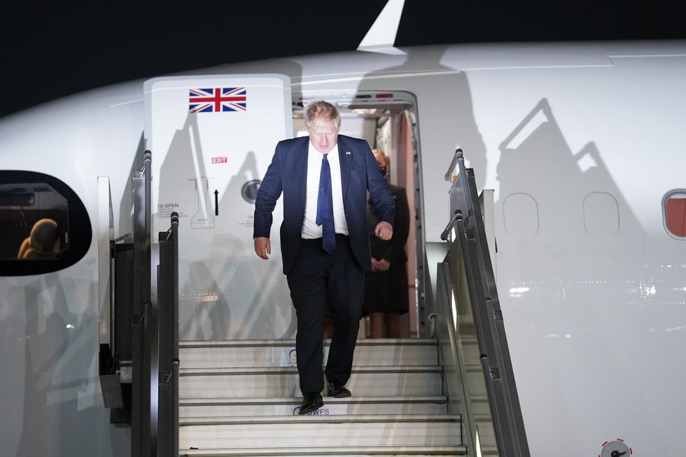 SNP Westminster leader Ian Blackford says Boris Johnson has contravened Parliamentary convention by making the trip.