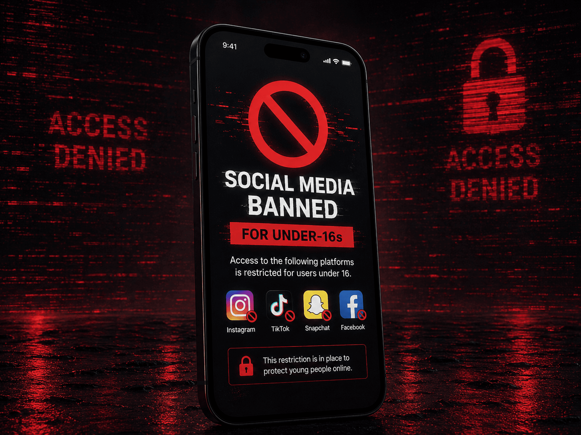 Social media ban for under-16s on handset