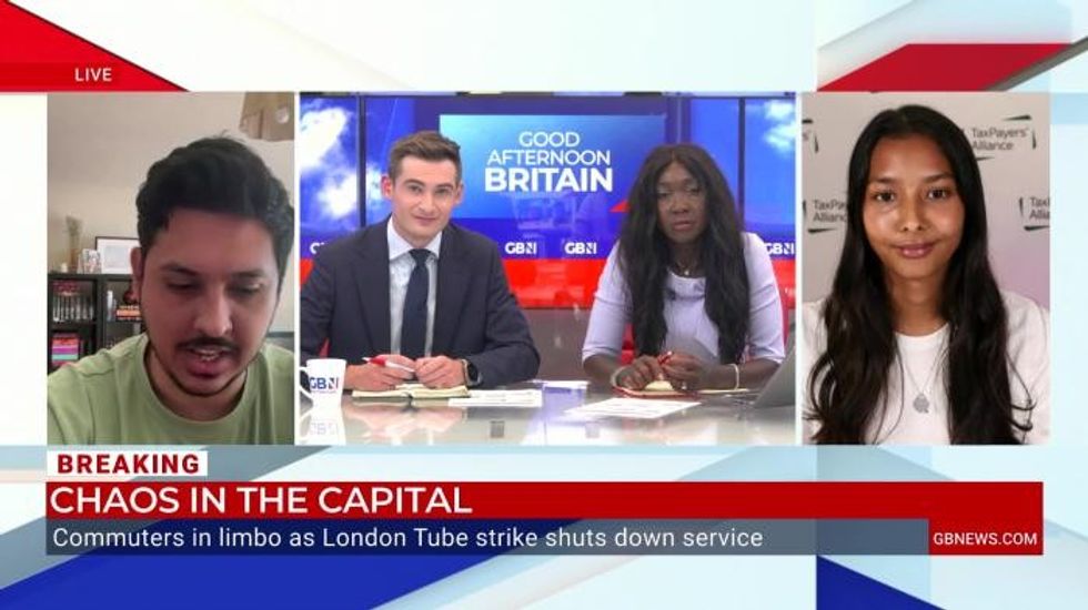 'We must be more efficient!' Nana Akua rips into socialist commentator DEFENDING tube strikes