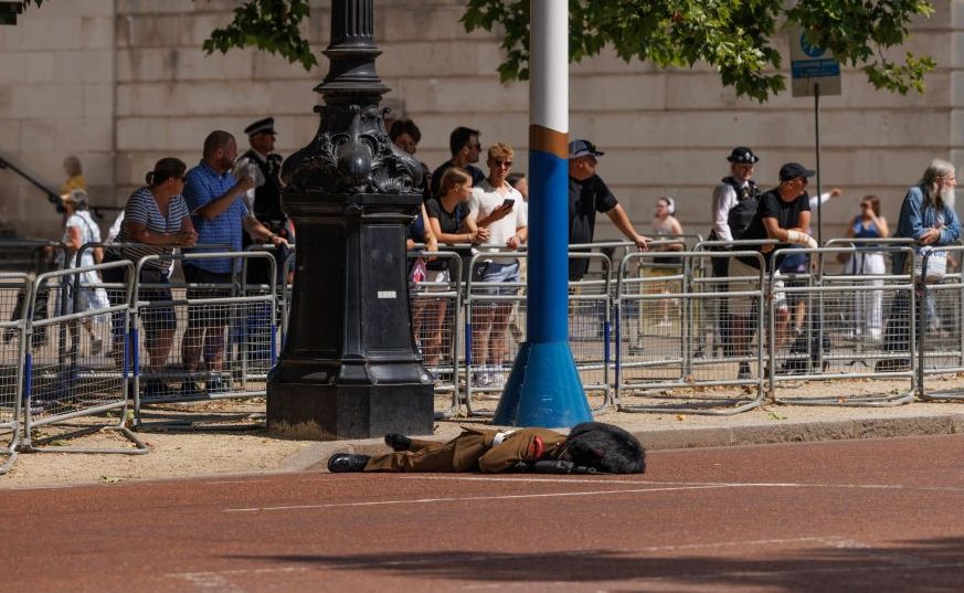 Soldier on the floor