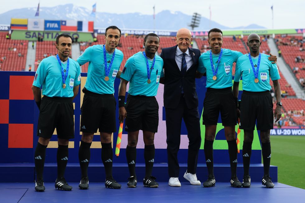 Somali referee Omar Abdulkadir Artan was one of seven African referees picked to work at the World Cup
