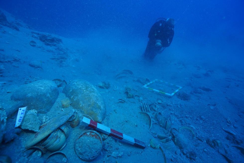 Some of the artefacts discovered