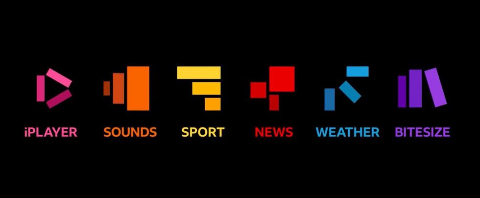 Some of the new idents and graphics revealed by the BBC after it announced plans to %22join the dots%22 between different arms of the corporation.