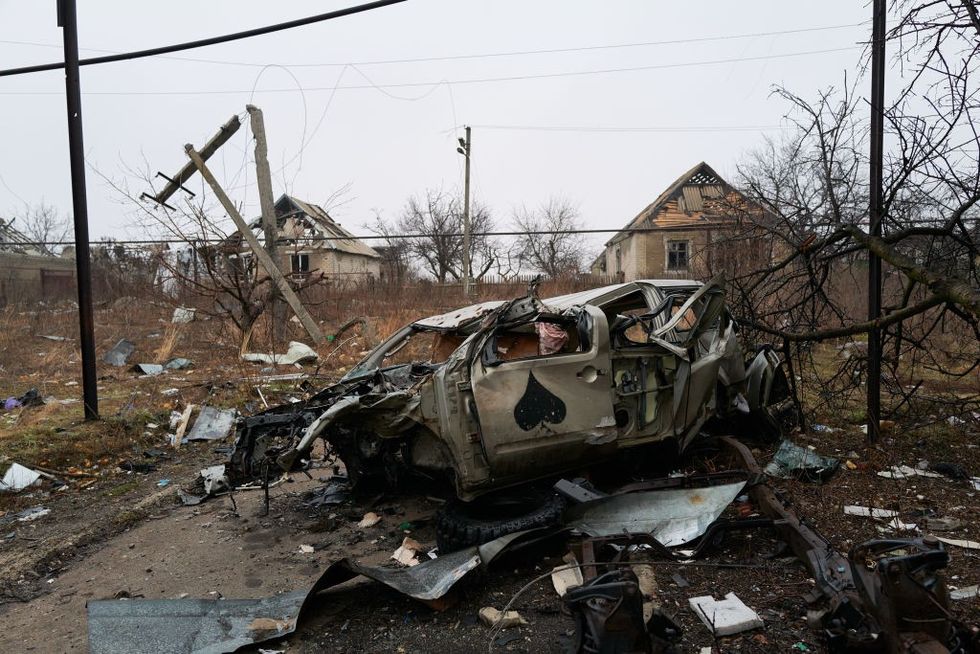 Some of the ruins in Avdiivka\u200b