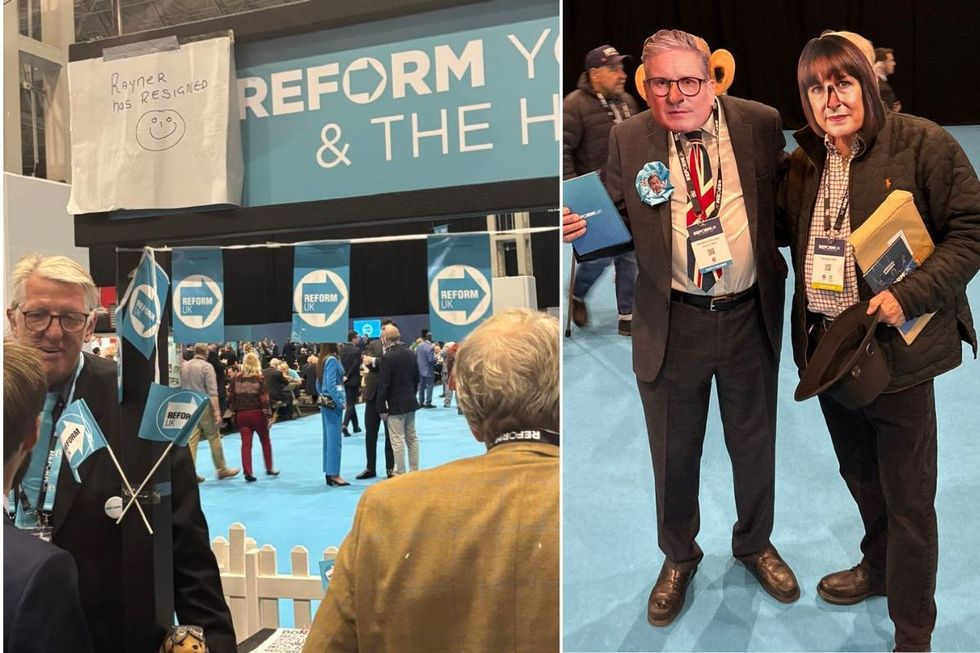 Some Reform UK members were taking aim at Labour's big beasts