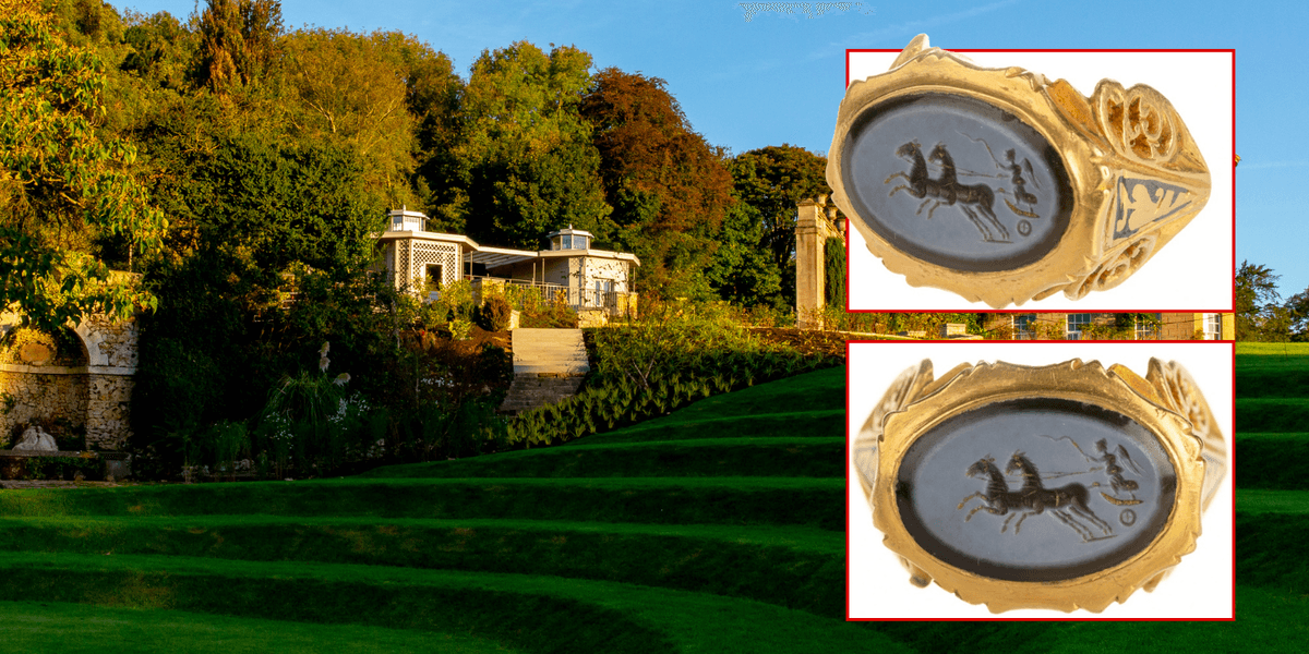 Army veteran pays off mortgage after using metal detector to find rare gold Roman ring Army veteran pays off mortgage after using metal detector to find rare gold Roman ring