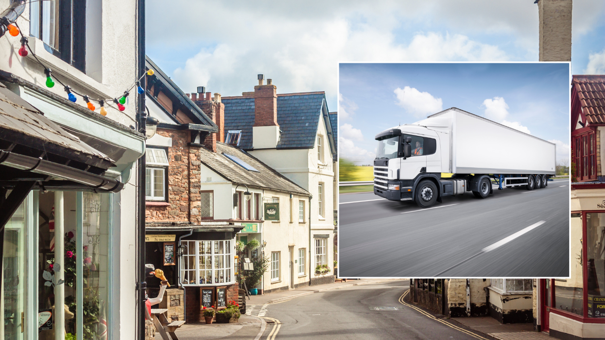 Somerset town and HGVs