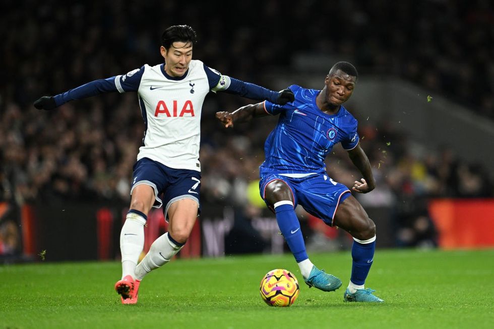 Son Heung-Min and Moises Caicedo