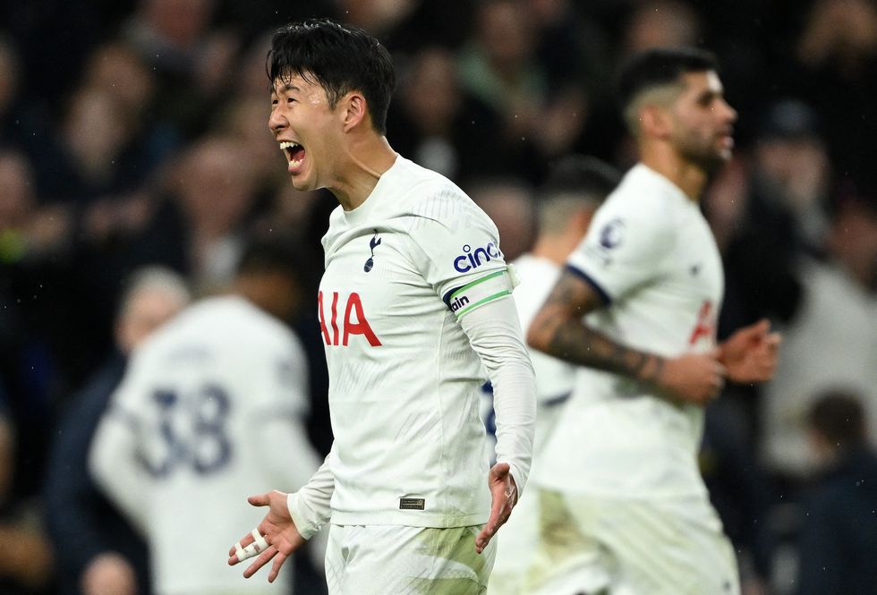 Son Heung-min helped Tottenham beat Brighton