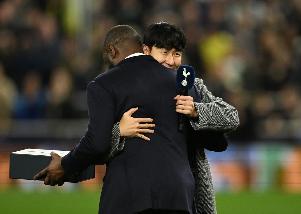 Son Heung-min made an emotional return to his former club