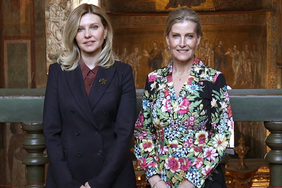 Sophie, Duchess of Edinburgh and Olena Zelenska