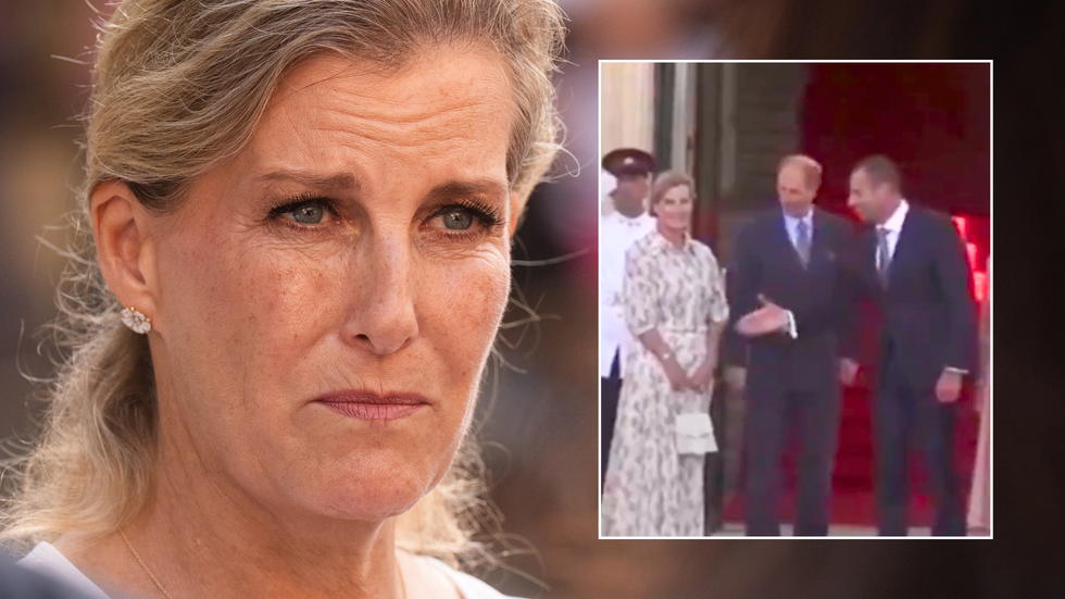 Sophie/Duchess of Edinburgh missing handshake