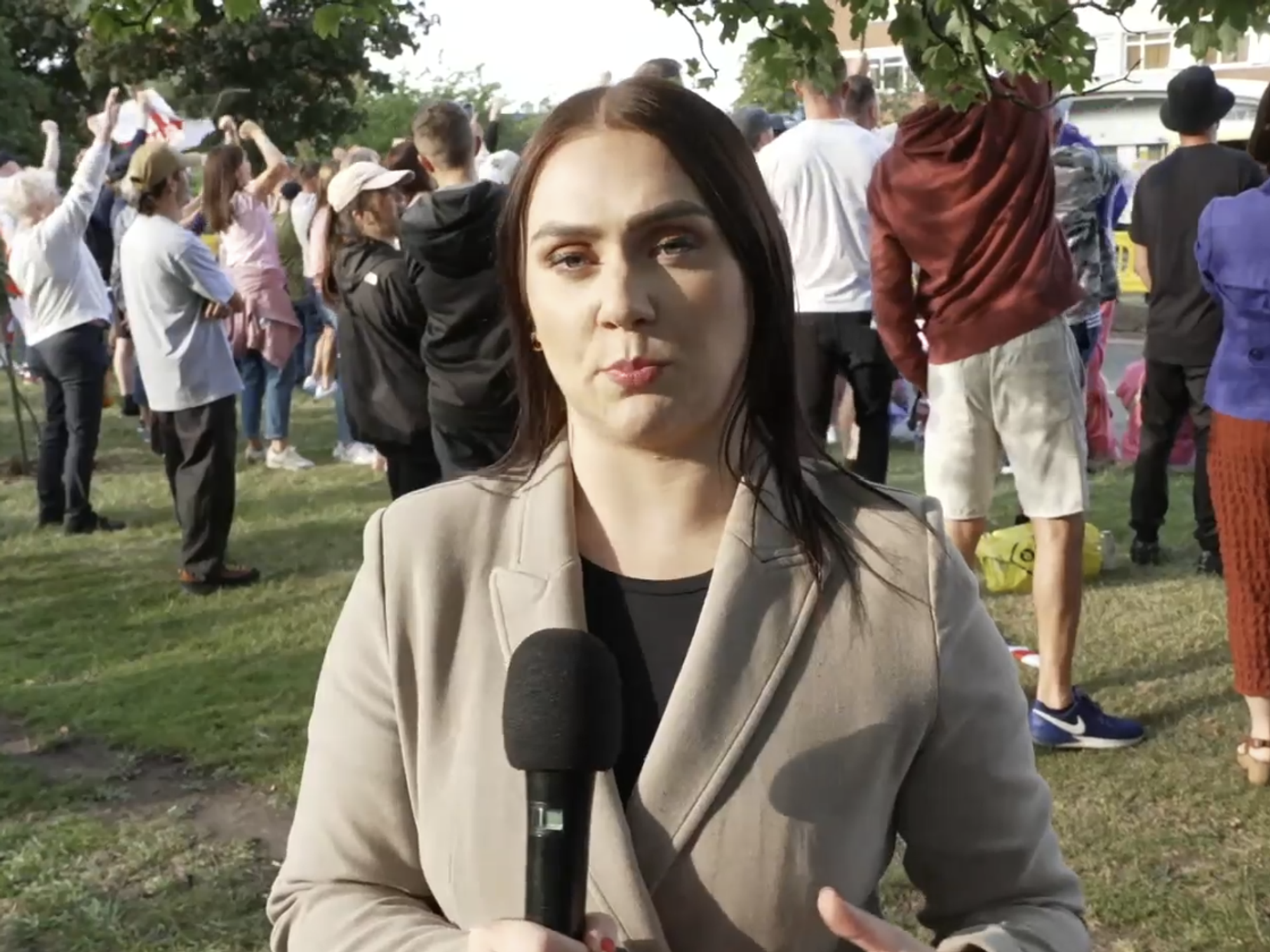 Sophie Reaper reports from outside the Altrincham