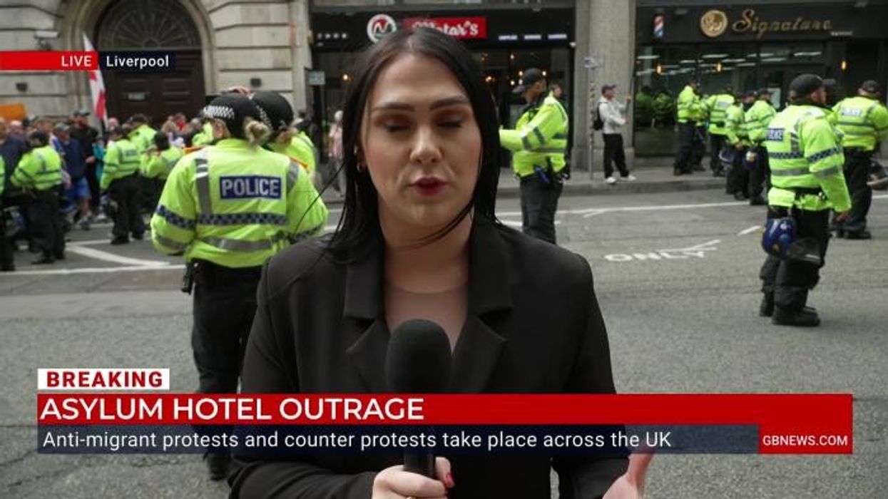 Police launch investigation after GB News reporter 'assaulted' during migrant protest