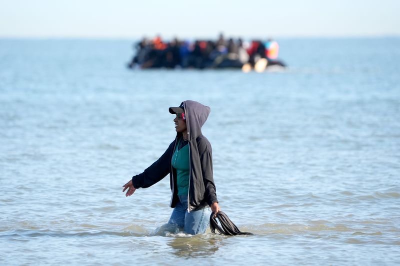 Sources said the migrant camps are 'like a warzone'