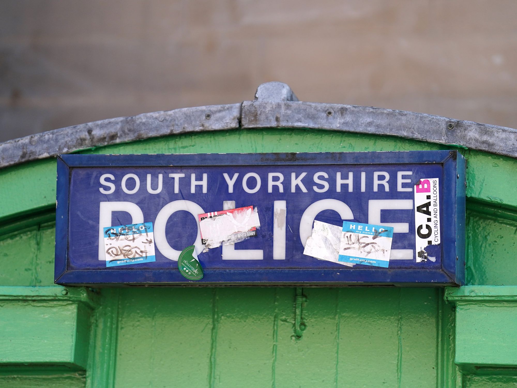 South Yorkshire Police sign