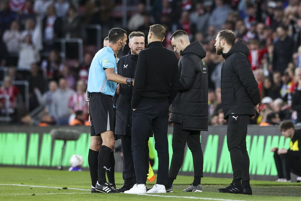 Southampton and Middlesbrough managers clashed on the touchline during Tuesday night's play-off match