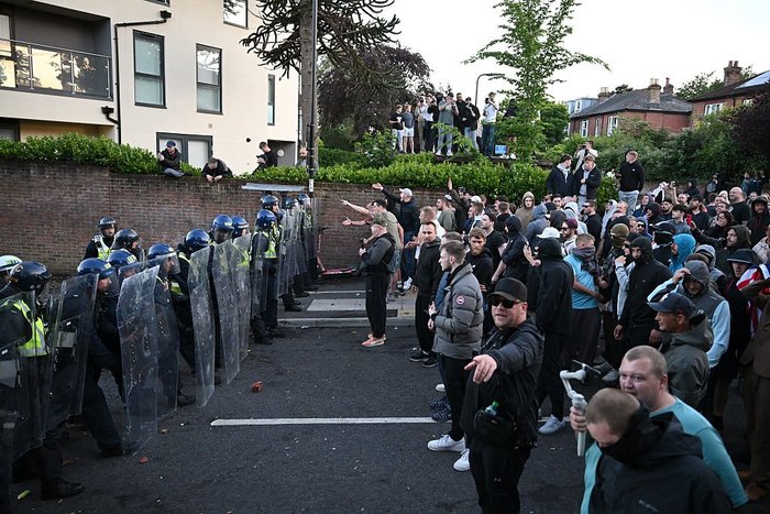 Southampton Central Police Station protest