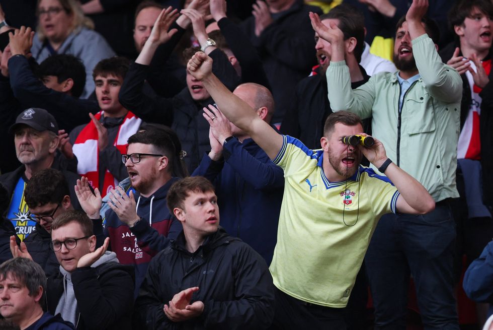Southampton's place in the play-off final is under threat