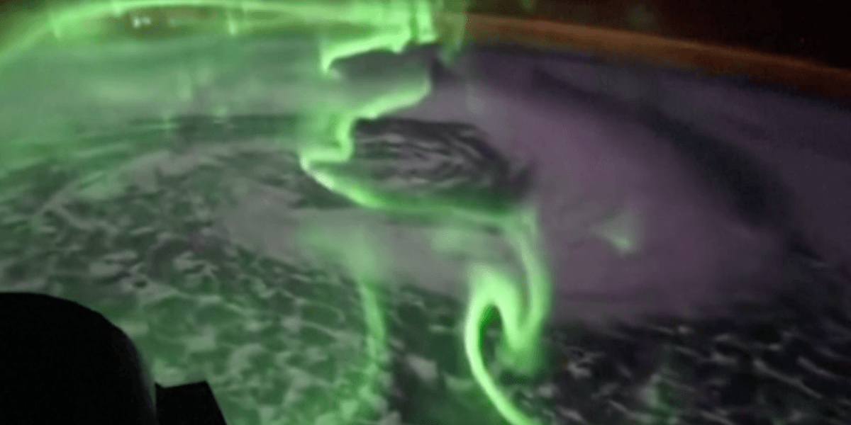 Spectacular Southern Lights display captured on camera by Nasa astronaut in space
