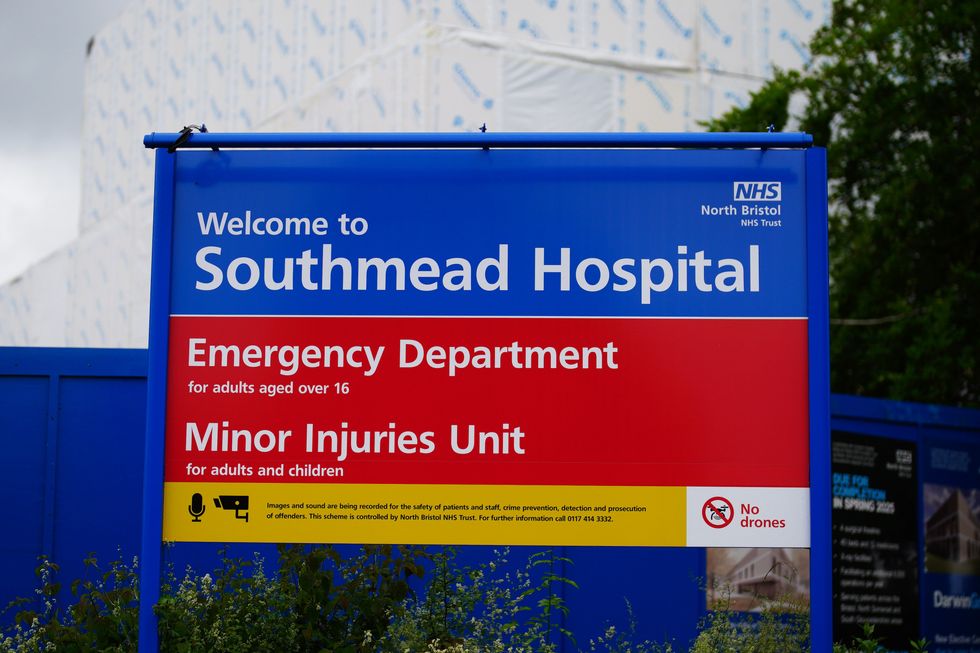 Southmead Hospital sign