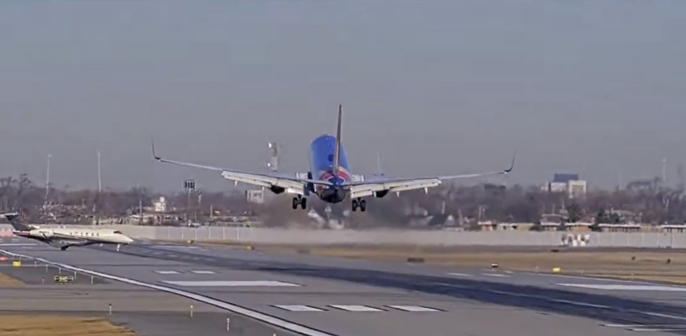 Southwest plane Chicago Airport