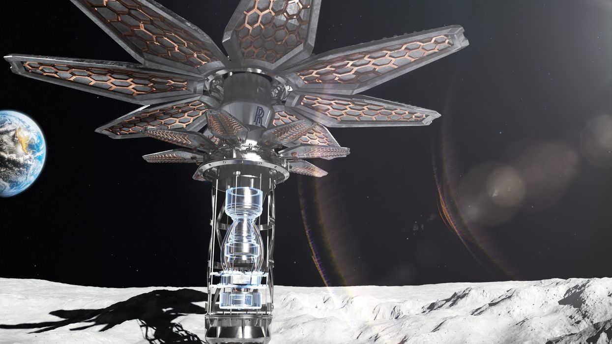 Space Flower Moon Micro Reactor.