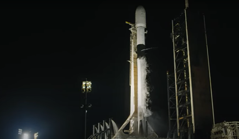 Space X rocket launch