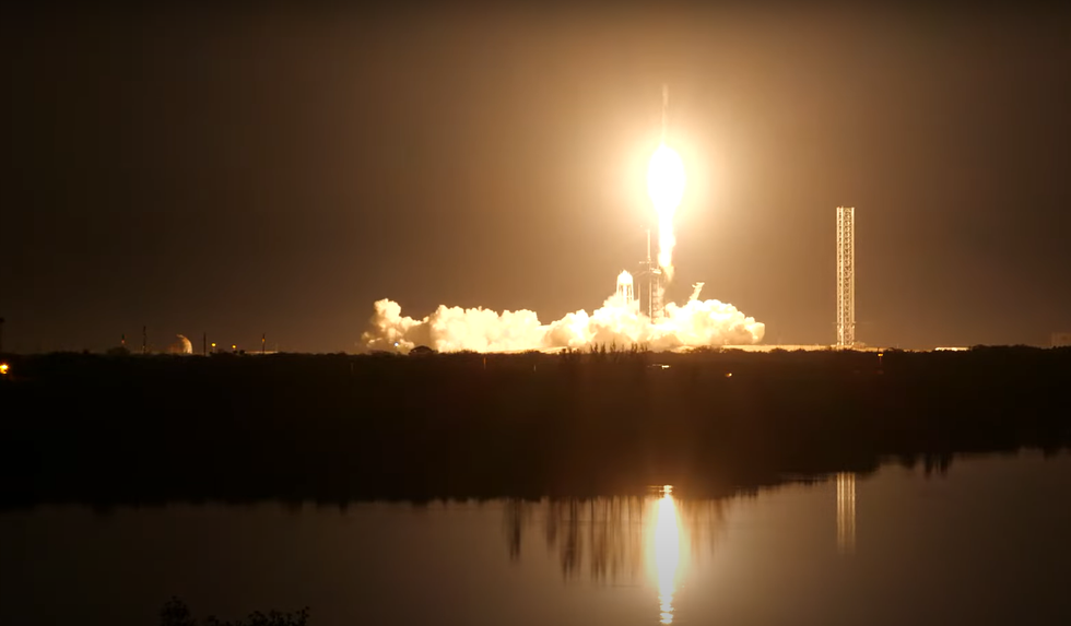 Space X rocket launch