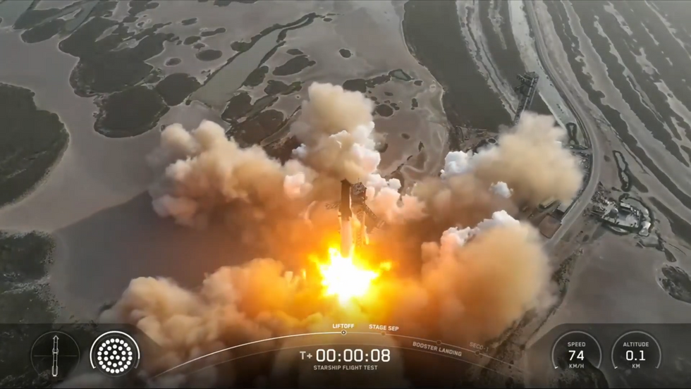 Space X rocket launch