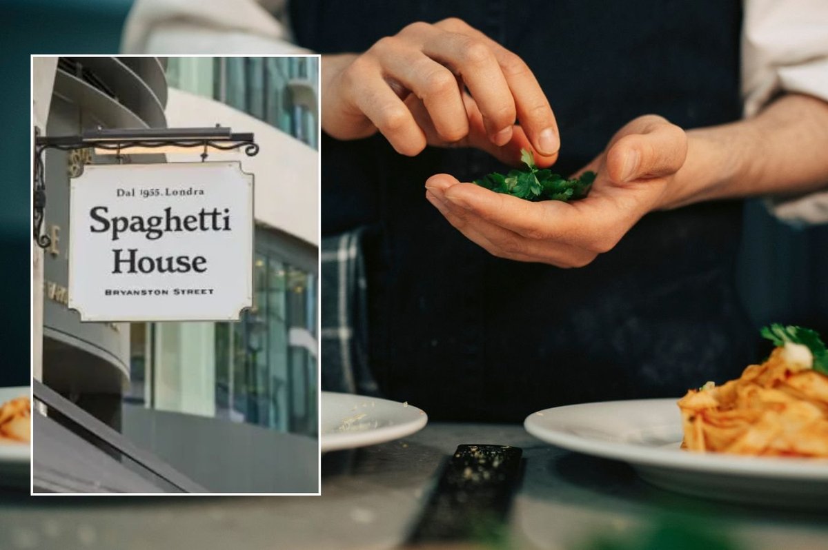Spaghetti House and chef in kitchen