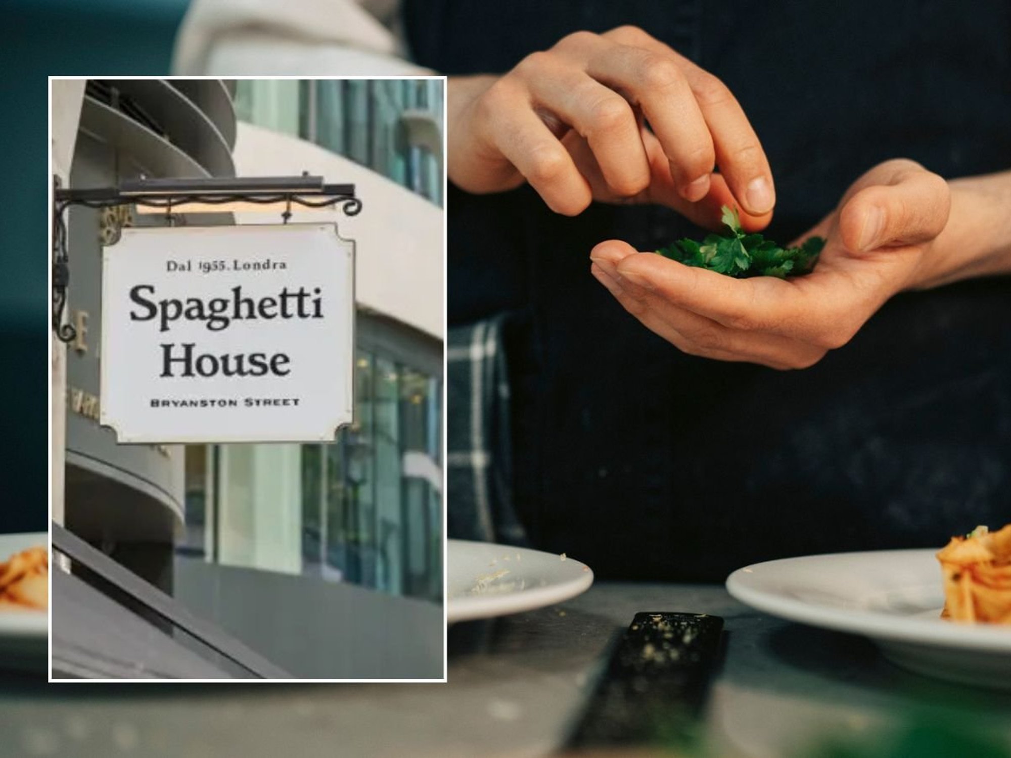 Spaghetti House and chef in kitchen