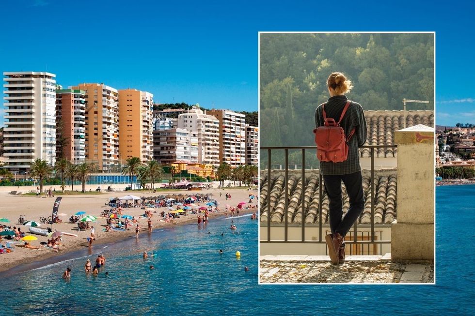 spain beach and tourist