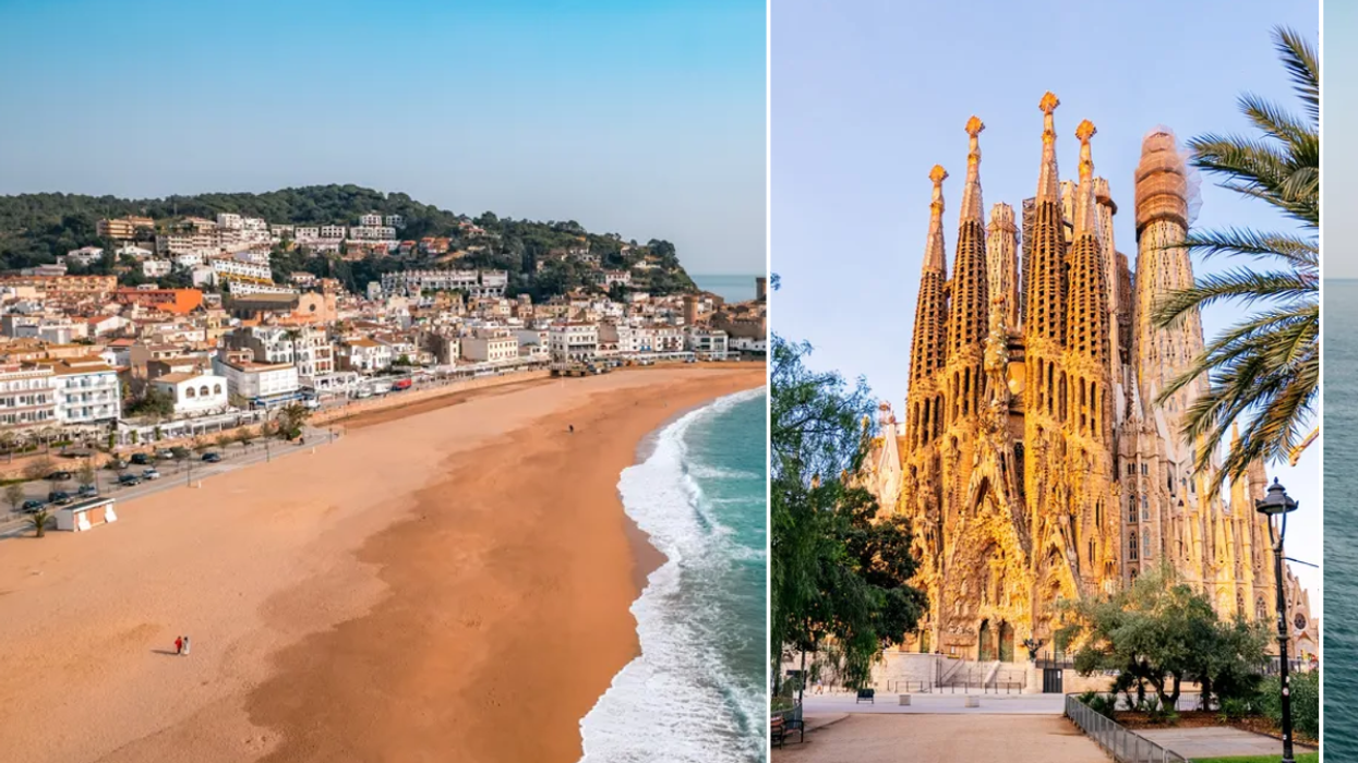 Spain beach / La Sagrada Familia, Barcelona