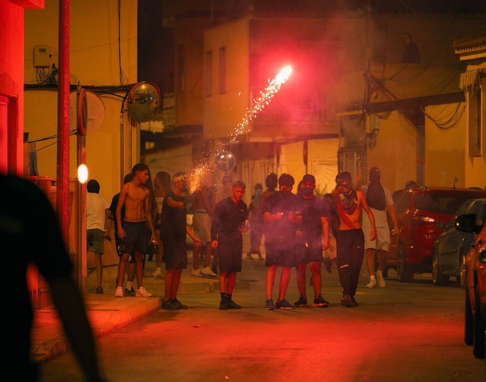 Spain migrant protests