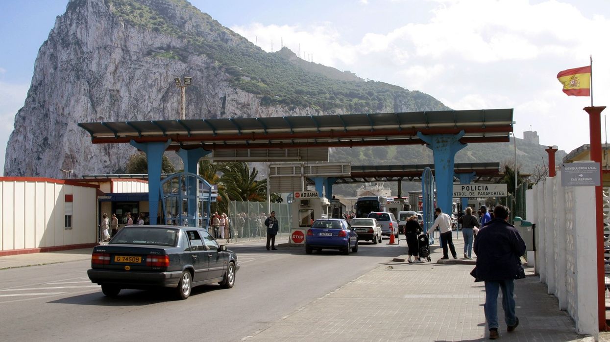 Spanish-Gibraltar border