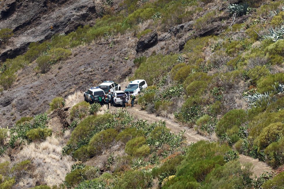 Spanish police in Tenerife