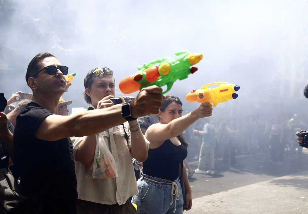 Spanish protestors