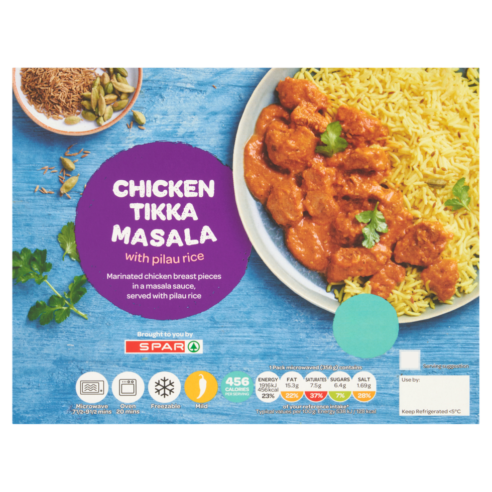 Spar Chicken Tikka Masala with Rice 400g
