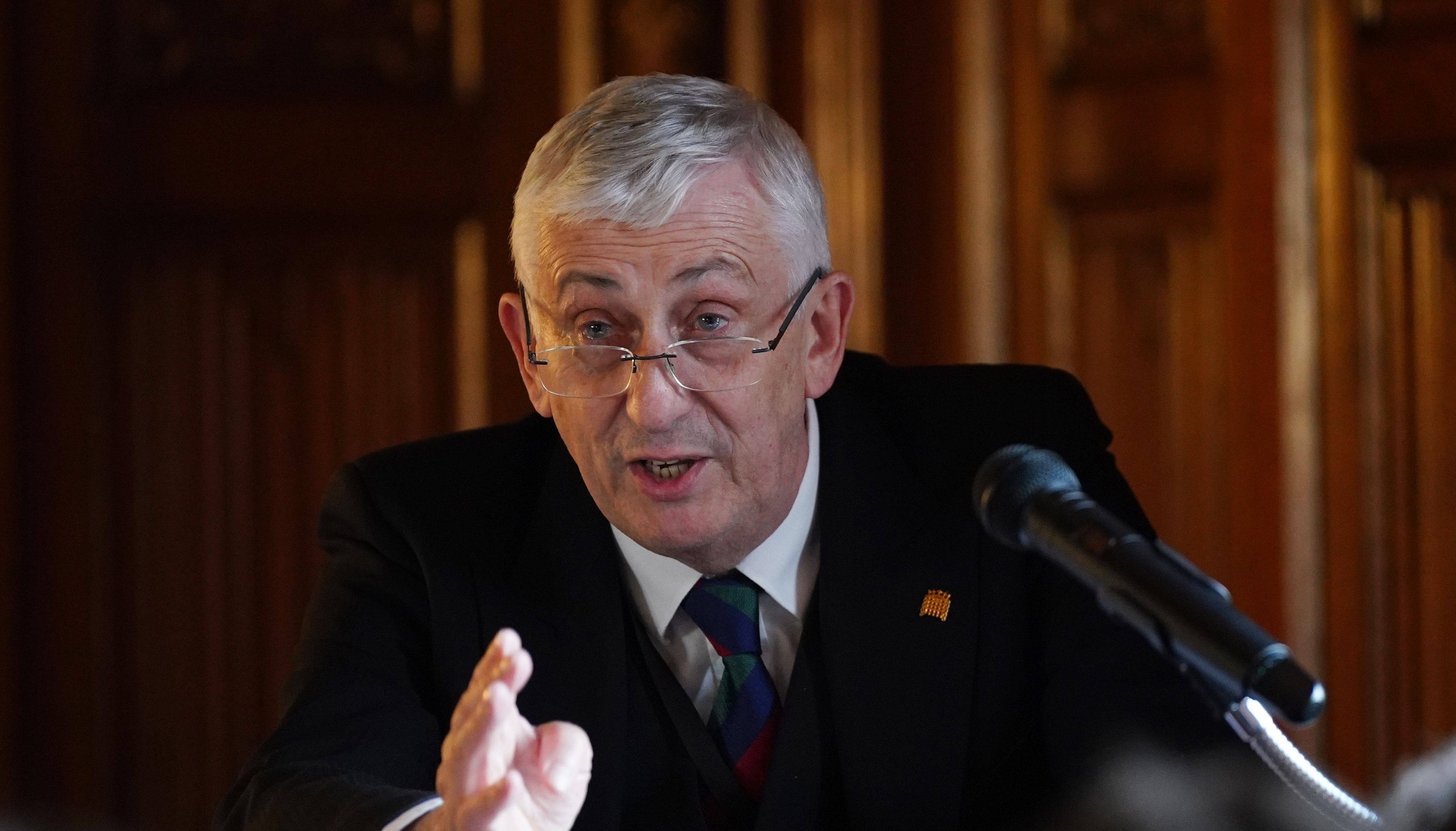Speaker of the House of Commons Sir Lindsay Hoyle