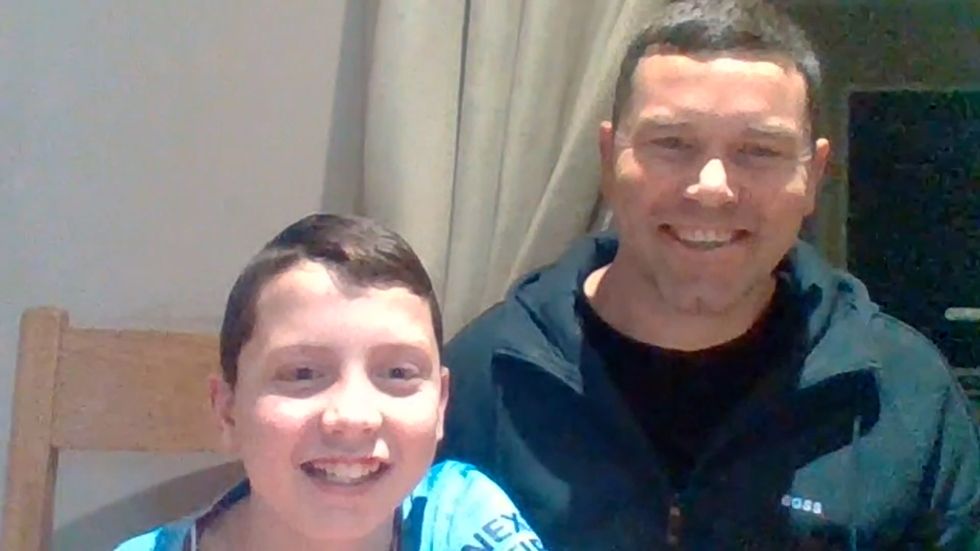 Speaking to GB News, Finlay and his dad Daniel, told Martin Daubney and Isabel Webster he was \u201cso excited\u201d after seeing the celebration.