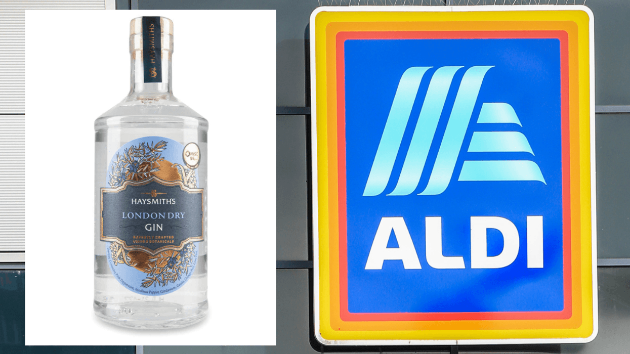 Specially Selected Haysmith's London Dry Gin / Aldi sign