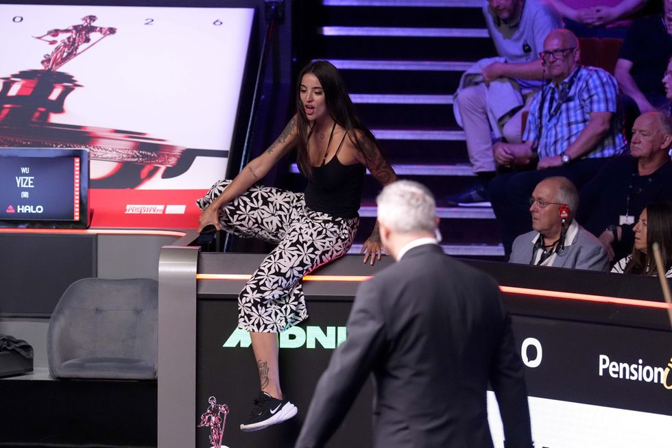 Spectators at the Crucible were left unhappy at the protest during the World Snooker Championship final